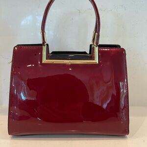 Elegant Burgundy Handbag